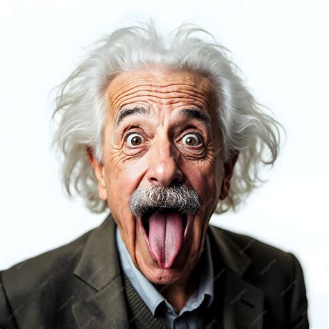 Portrait of Albert Einstein, known doodler