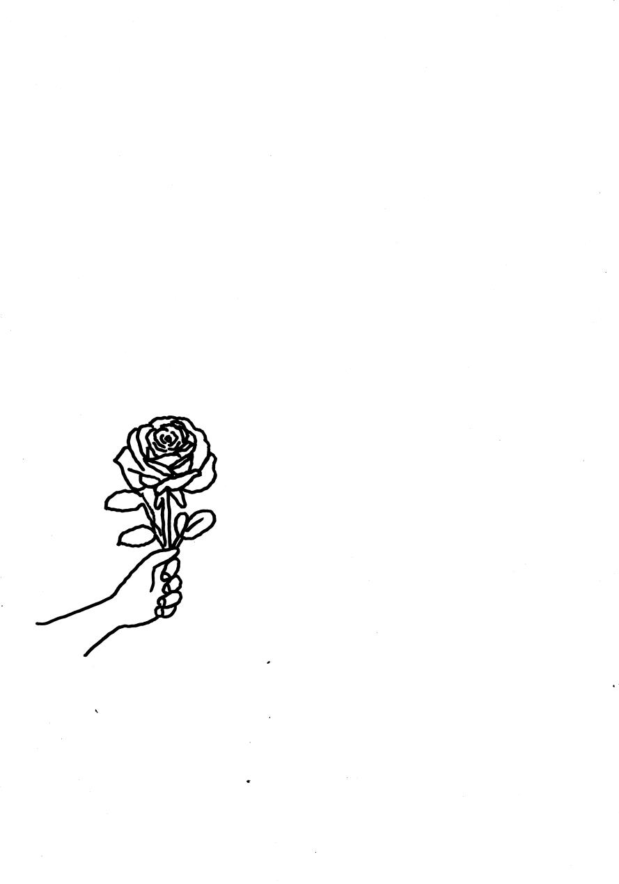 Black-line neuro art rose coloring page before color is added