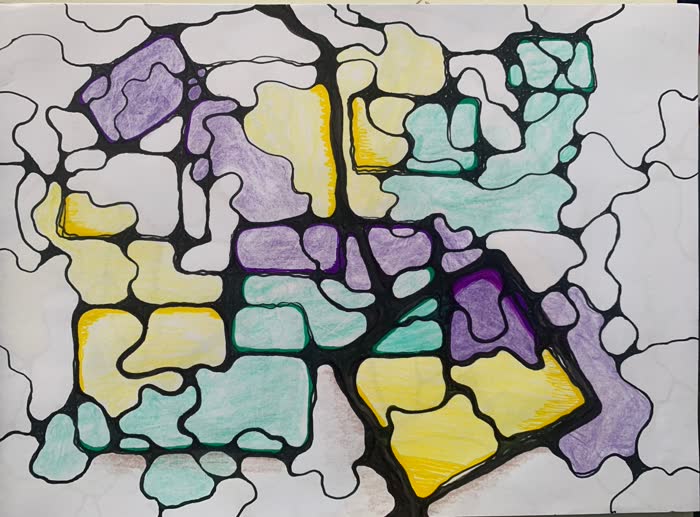 Illustration of the second chance drawing effect in neuro art practice